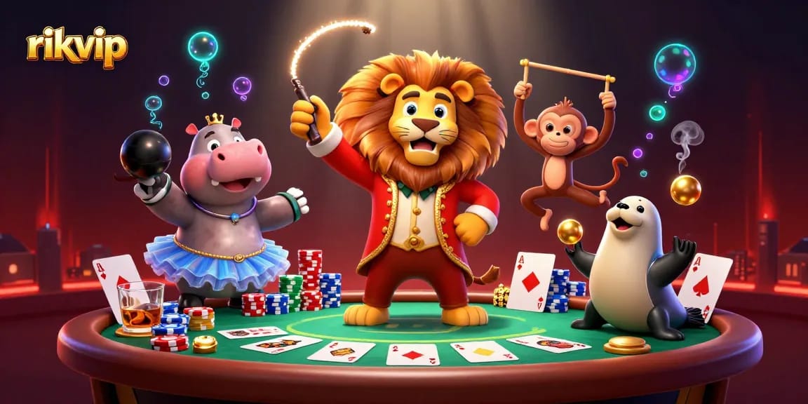 Experience thrilling casino adventures with rikvip through dynamic gaming characters and vibrant elements.