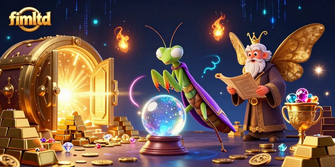 Engage in thrilling gameplay at fimltd with a whimsical casino scene featuring unique characters and vibrant elements.
