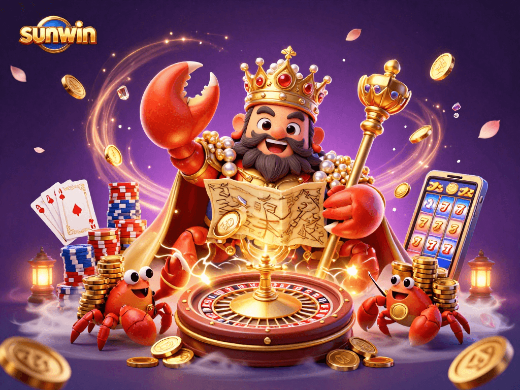 Experience the thrill of sunwin slots with a cinematic display of gold coins and gems.