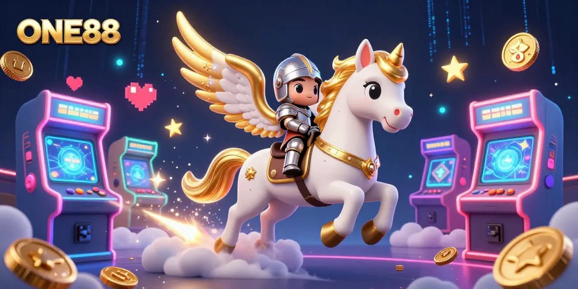 Engage with ONE88's vibrant gaming world filled with stardust and thrilling adventures.