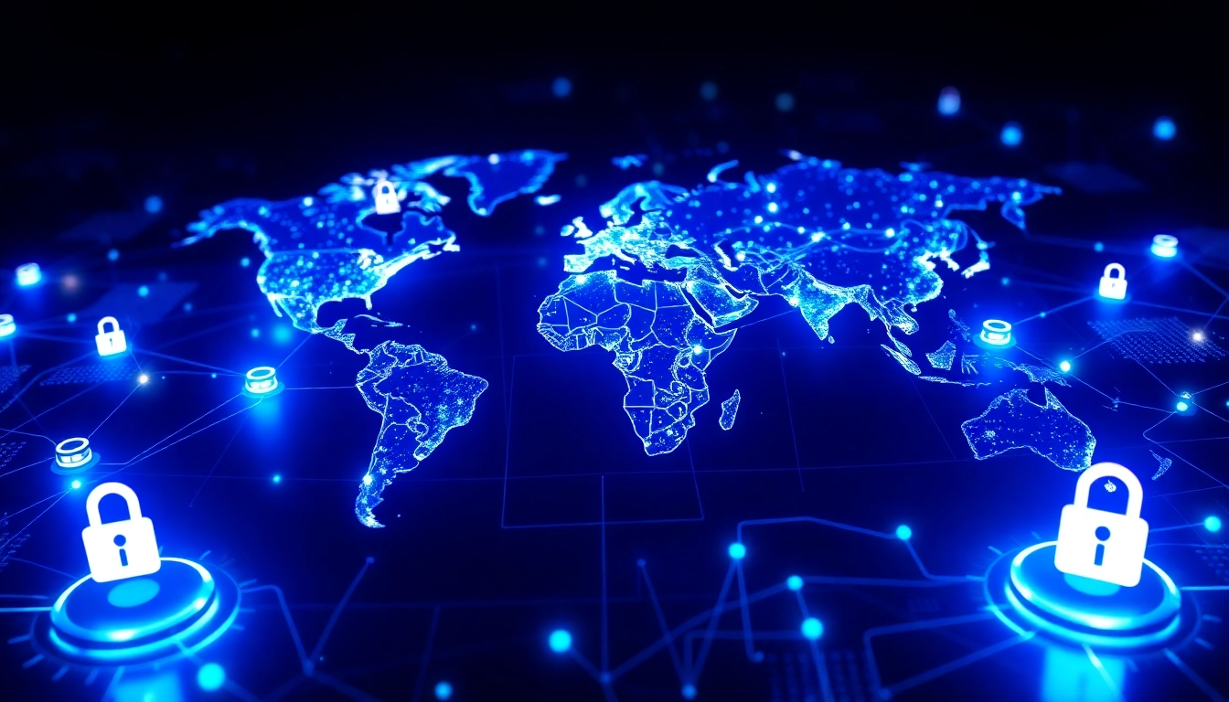 快连官网 showcasing a global network acceleration tool with modern digital interface and vibrant graphics.