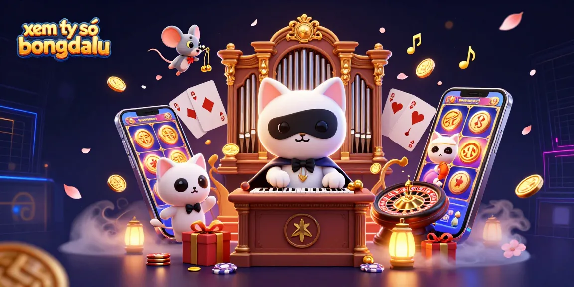 Experience xem tỷ số bongdalu with vibrant gaming characters and casino elements.