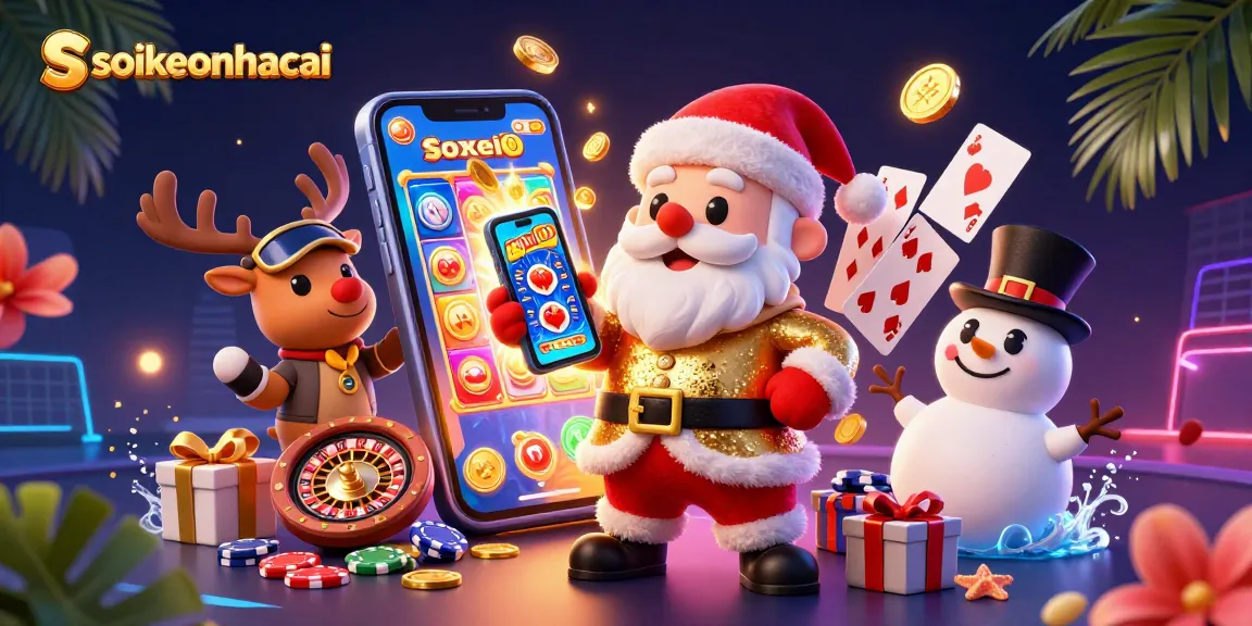 Play exciting games at soikeonhacai with vibrant slot reels and dynamic visuals.
