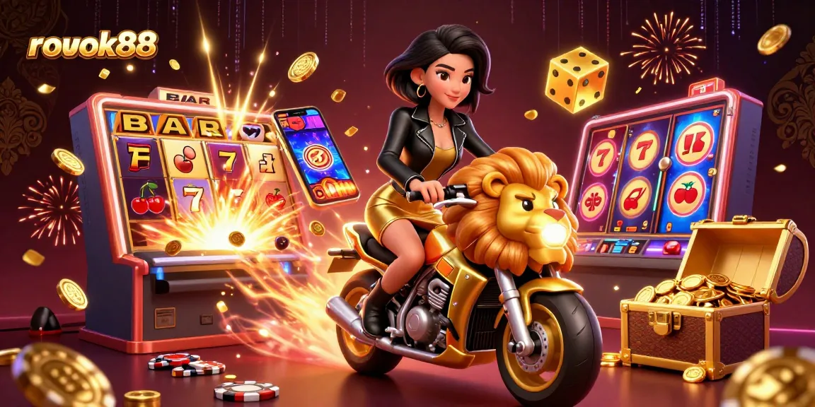 Experience the thrill of gaming with rokok88 as you spin for jackpots and bonuses.