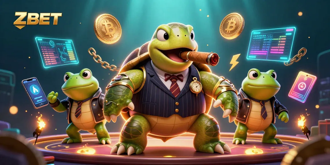 ZBET offers an exciting casino experience with vivid characters and vibrant crypto elements.