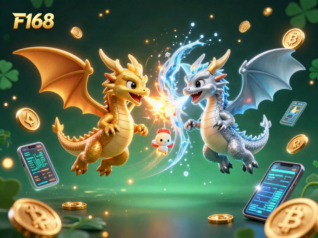 Engage in F168 gaming with dynamic 3D dragons, cryptocurrencies, and casino excitement.