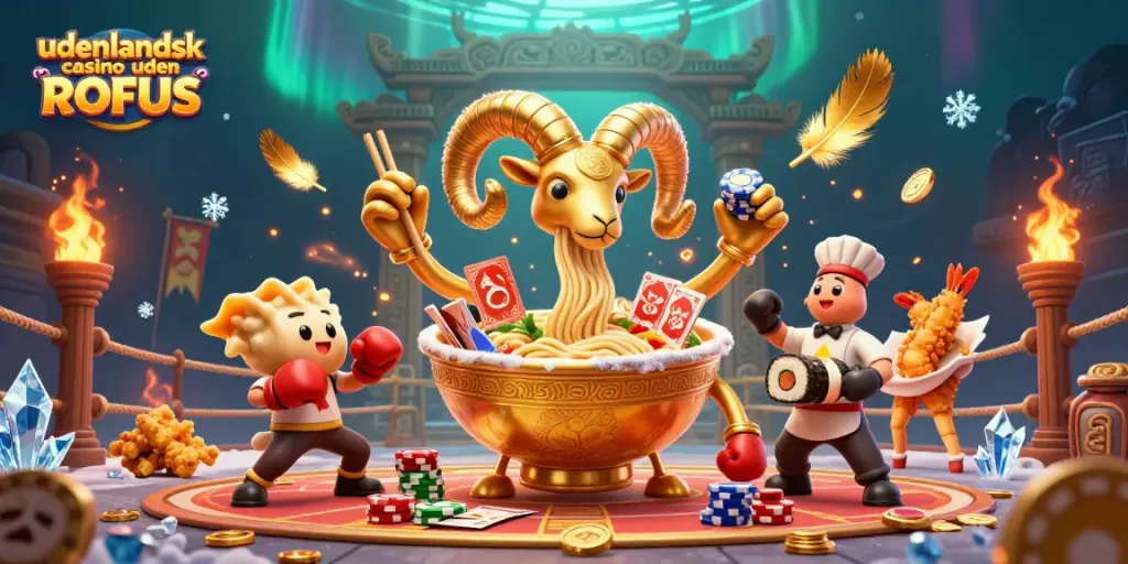 Engage in thrilling games at udenlandsk casino uden ROFUS with dynamic casino-themed characters and vibrant action.