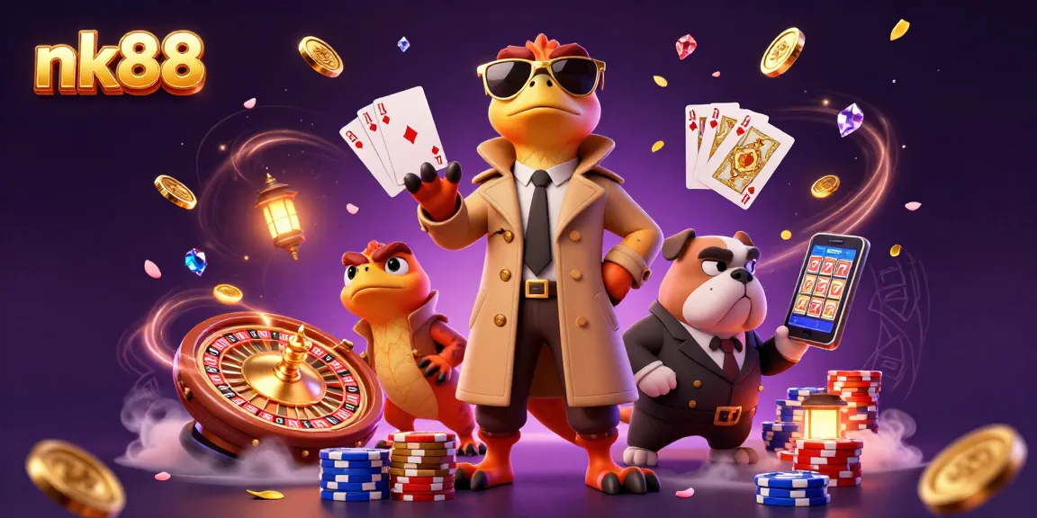 Spin the reels at nk88 while three raptors in disguise charm their way into a VIP lounge.