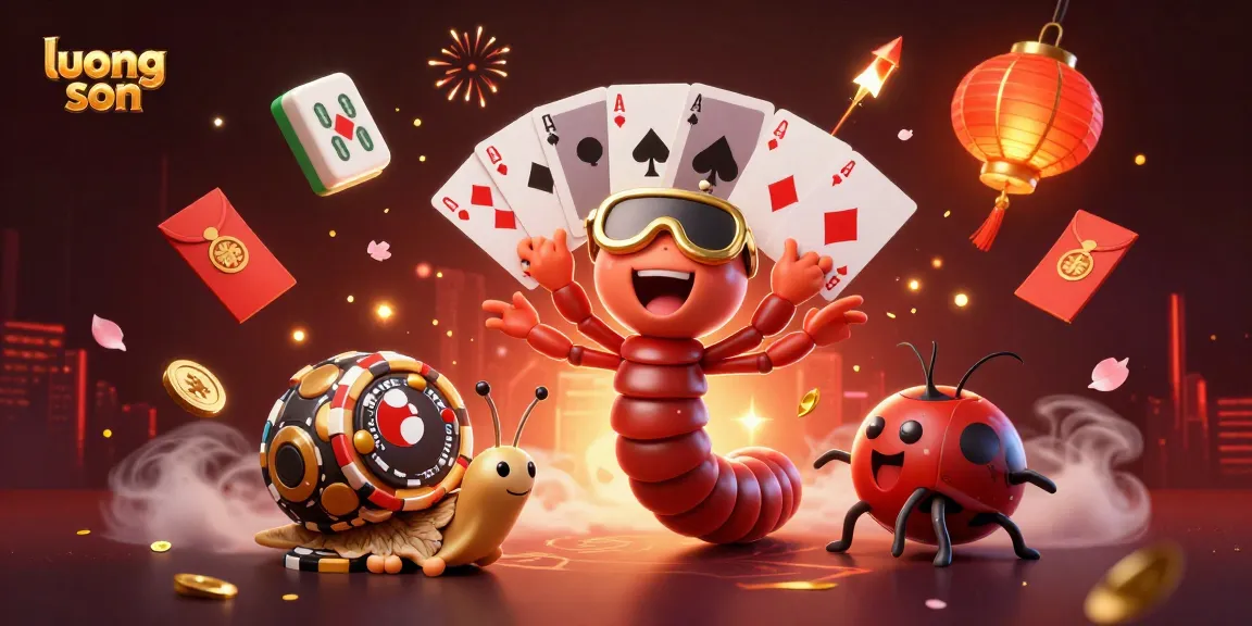 Join the fun at luong son, where colorful characters bring excitement to the gambling action.