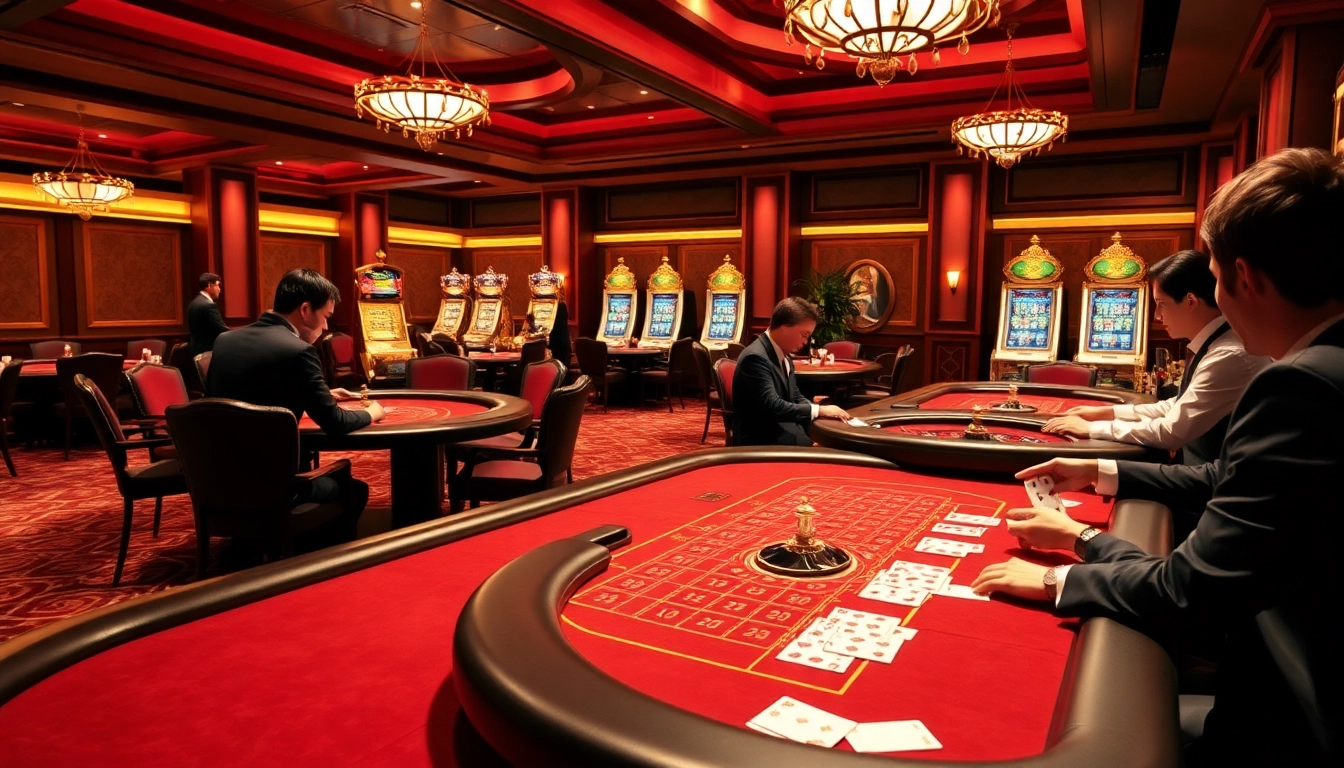 Experience gaming excitement at UU88 with luxury tables, vibrant players, and immersive slots.