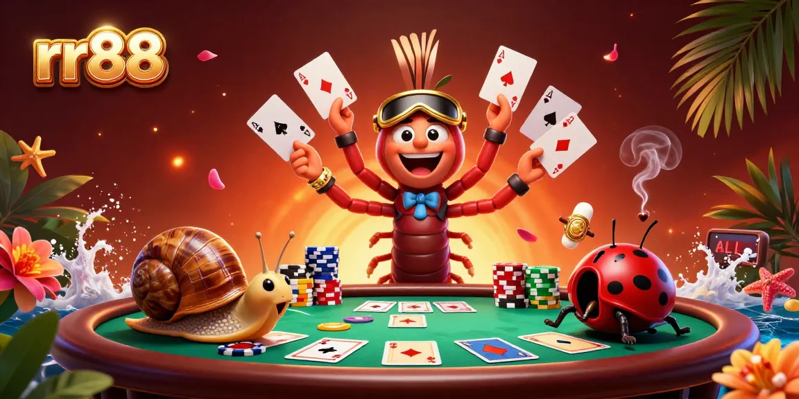 Experience thrilling action at rr88 with a colorful casino scene featuring an animated dealer and high-roller excitement.
