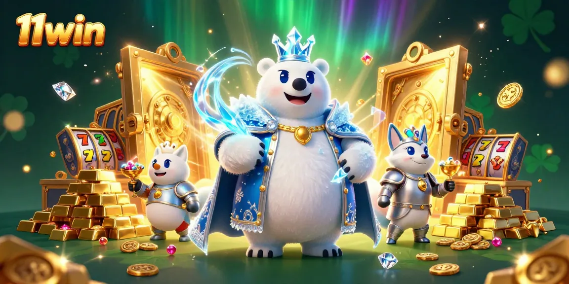 Experience engaging gameplay and rich rewards at 11win's vibrant casino with treasure-themed characters.