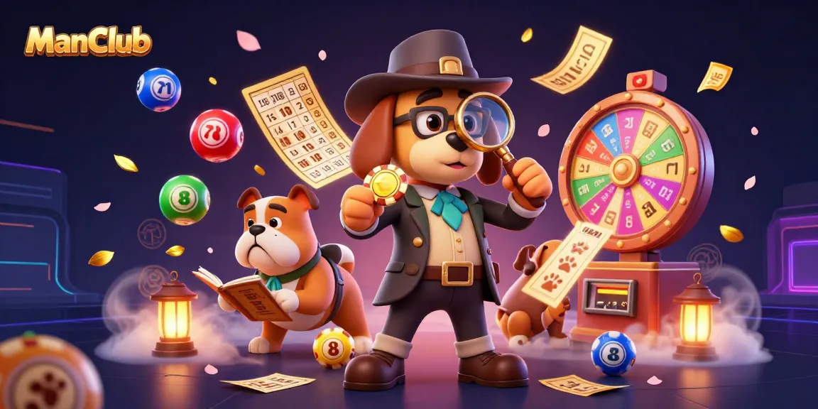 Experience thrilling gameplay at ManClub with vibrant illustrations of casino adventures and gaming excitement.