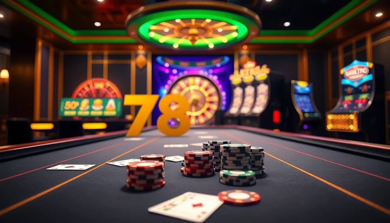 Experience the thrill of 78Win's luxurious online casino with vibrant games and rich rewards.