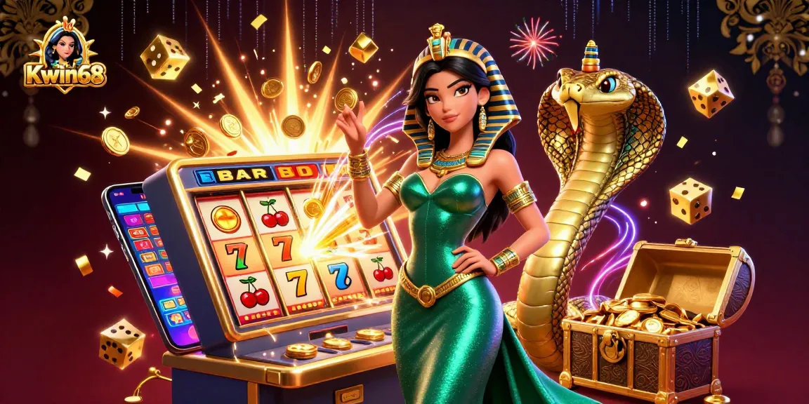 Kwin68 spins the jackpot with stunning characters and vibrant casino elements for an exhilarating gaming experience.
