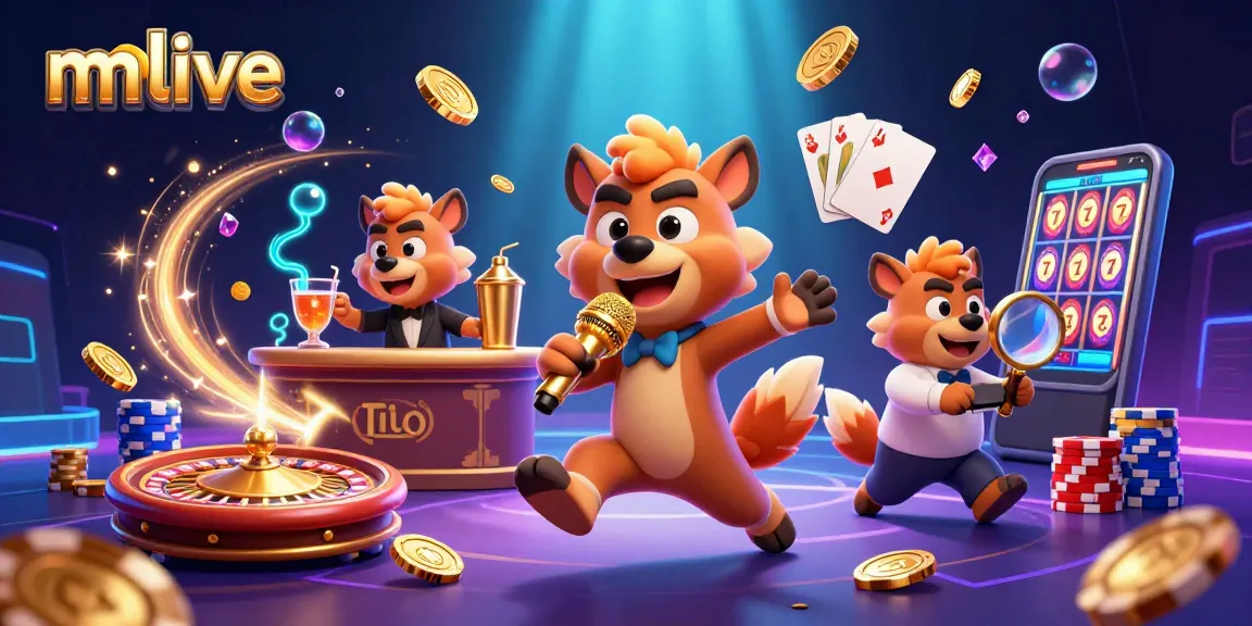 Enjoy mmlive's vibrant casino atmosphere with hyenas in action, delivering laughs and drinks.